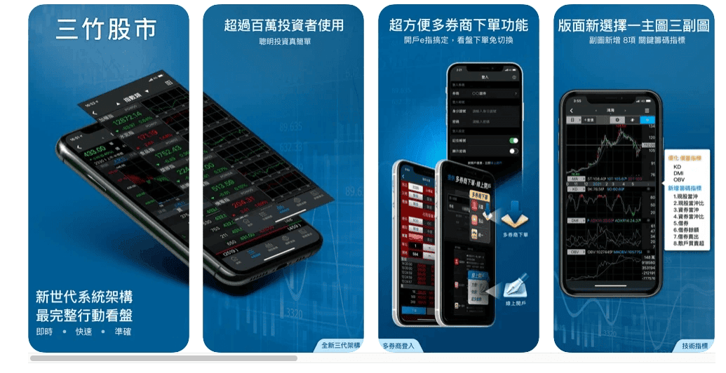 股票分析APP軟體推薦：三竹股市