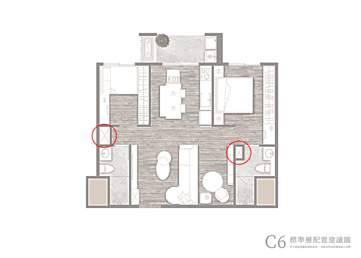 預售屋傢配圖怎麼看? 家配平面圖常見符號、格局配置與注意事項