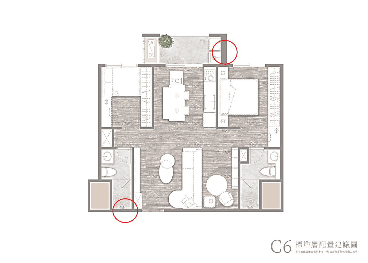 預售屋傢配圖怎麼看? 家配平面圖常見符號、格局配置與注意事項