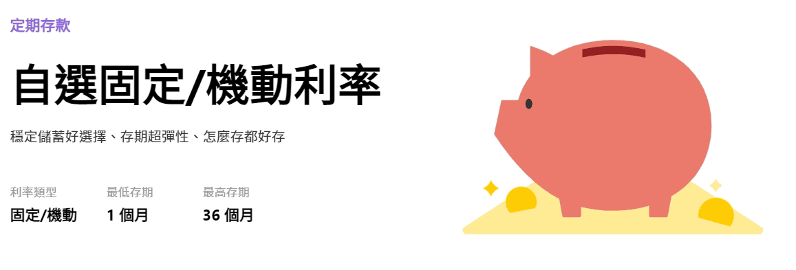 LINE Bank優惠：專案定期存款