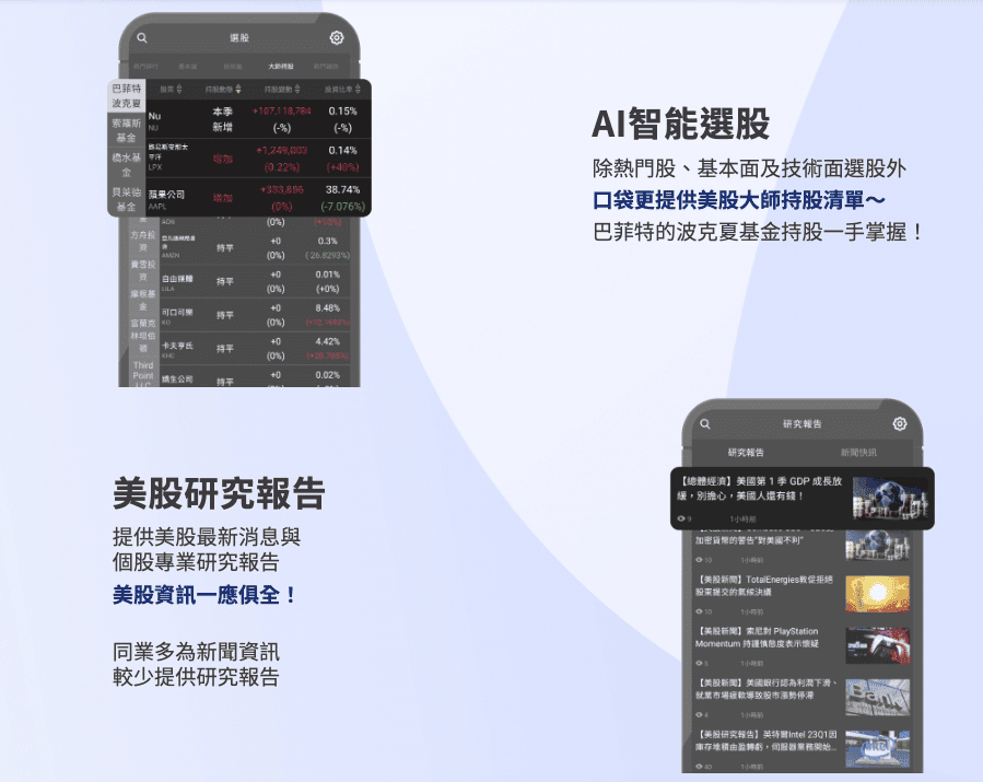 口袋美股APP特色功能