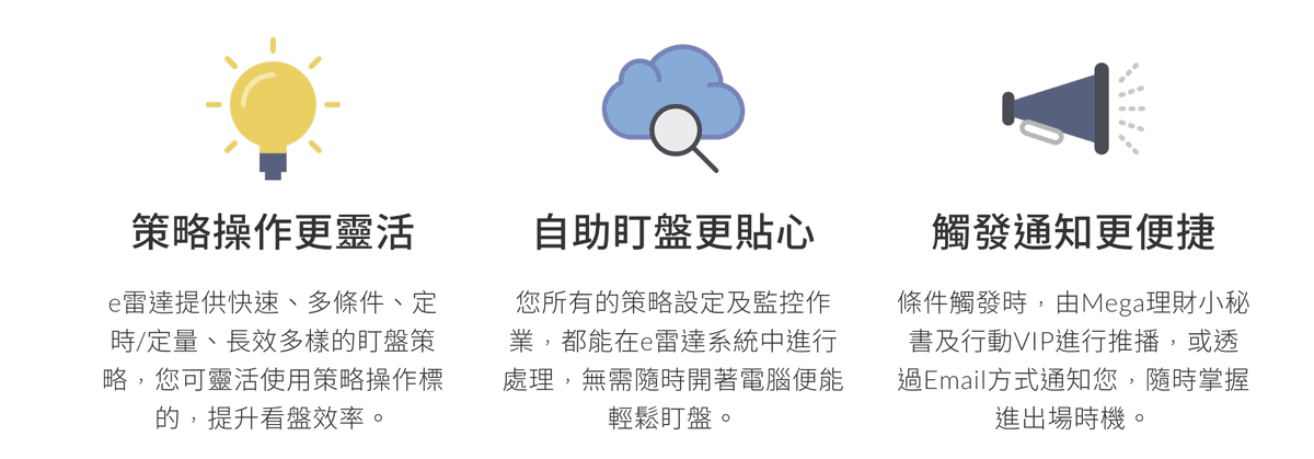 兆豐證券app好用嗎與複委託手續費優惠|2026美股下單使用心得評價 - 第4張圖 兆豐證券台股特色功能:智慧條件單