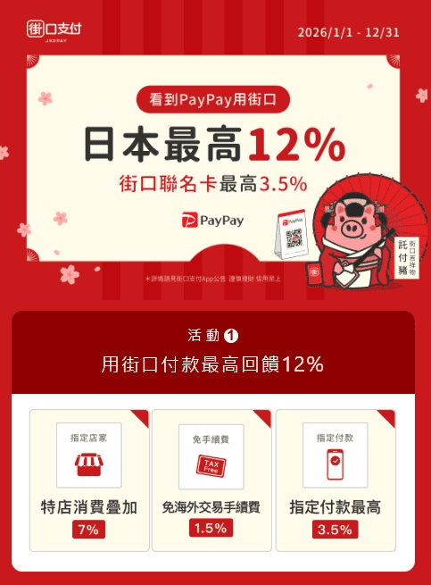 街口/全支付日本消費使用推薦2024|PayPay付款享有高優惠回饋 - 第1張圖 街口/全支付日本消費使用推薦2024|PayPay付款享有高優惠回饋