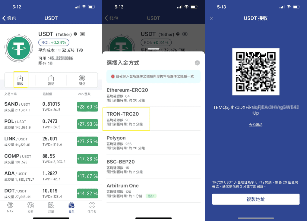 TRC20-USDT是什麼與手續費多少？如何查詢TRC20錢包地址
