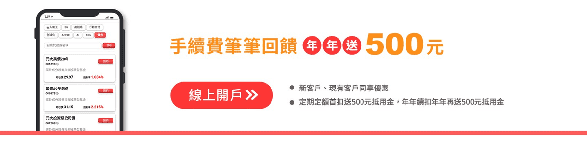 新光證券開戶手續費0元優惠|PTT分享優缺點好用嗎 - 第6張圖 新光證券定期定額每年加碼:每年送手續費折抵金500元