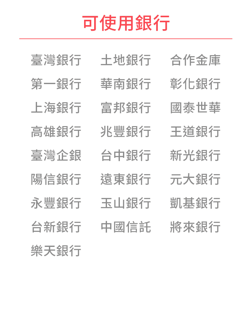 新光證券資金管理帳戶(分戶帳)是什麼?優點與實測使用心得 - 第5張圖 新光證券資金管理帳戶(分戶帳) 配合銀行有哪些?