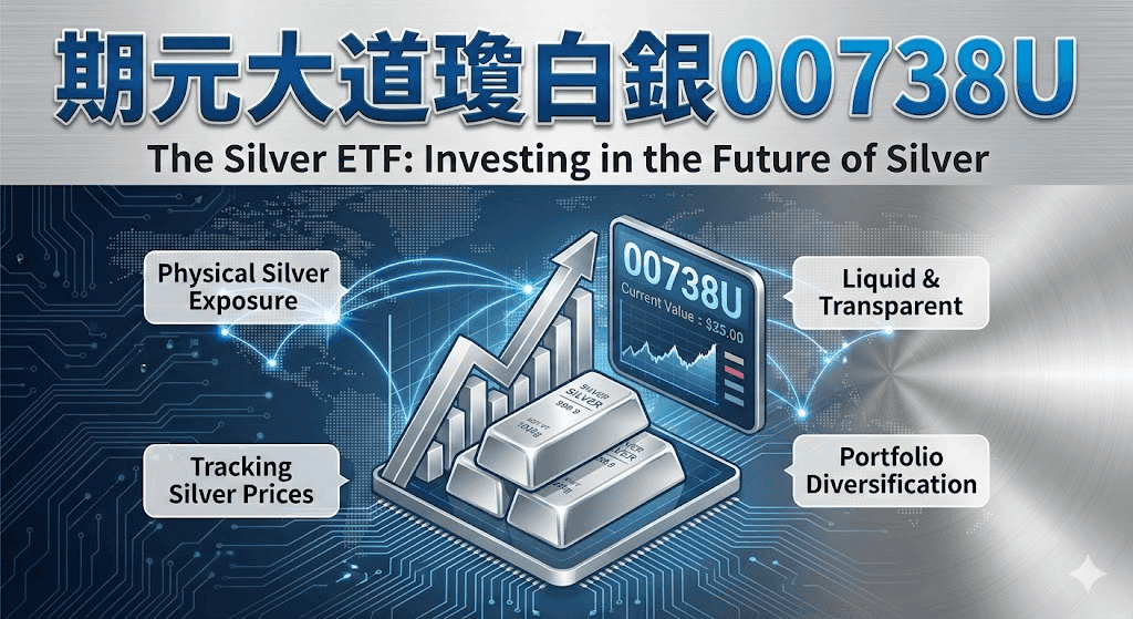 期元大道瓊白銀00738U ETF是什麼怎麼買?成分股管理費與優缺點 - 第1張圖 期元大道瓊白銀00738U ETF基本介紹與優點:投資白銀的核心理念